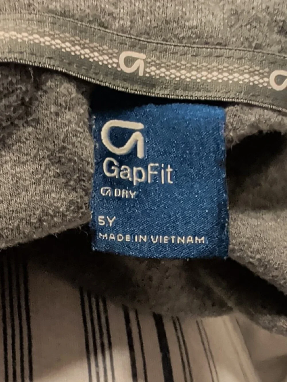 Gap Kids Gray Full-Zip Hooded Sweatshirt